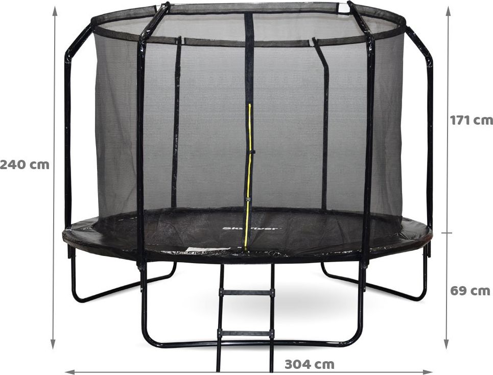 Zahradní trampolína SKY FLYER RING 2v1 305 cm BLACK - obrázek 11