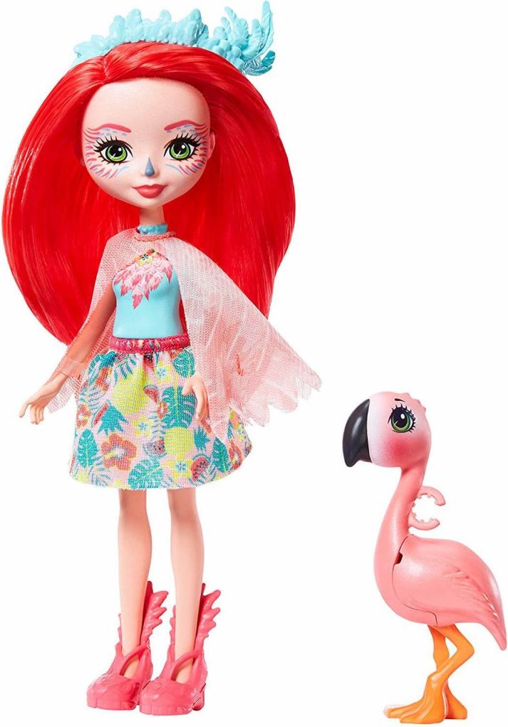 Mattel Enchantimals panenka se zvířátkem - Fanci Flamingo - obrázek 1