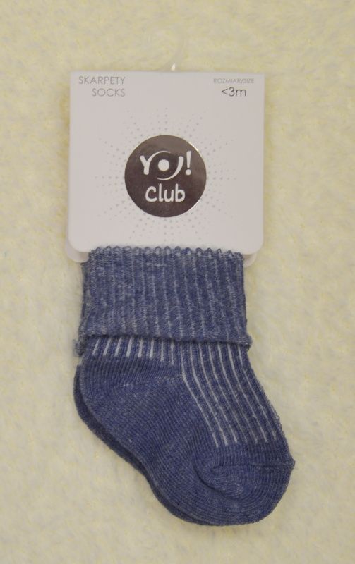 Kojenecké ponožky YO BABY Jeanc velikost 3-6 měsíců 62/68 - obrázek 1
