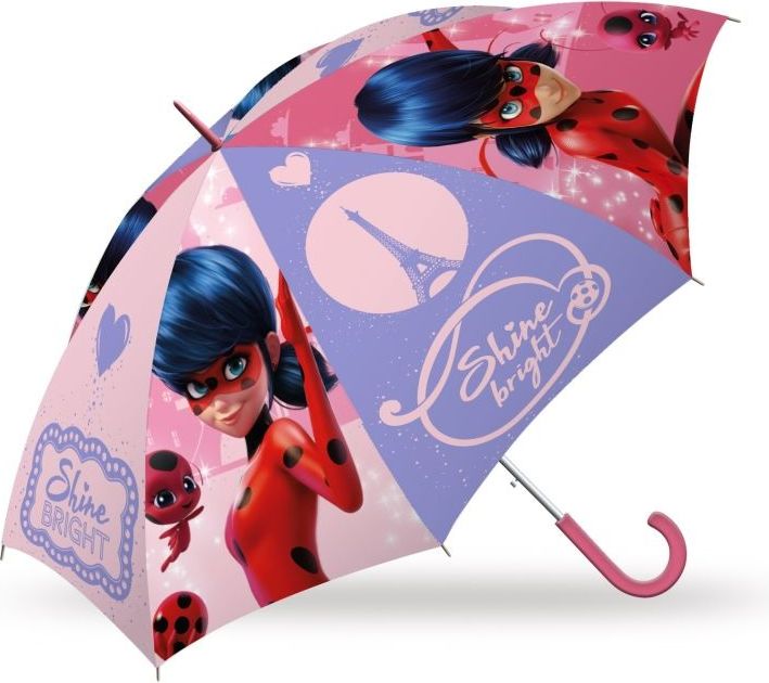 EUROSWAN Vystřelovací deštník Kouzelná Beruška Paříž Polyester, průměr 85 cm - obrázek 1