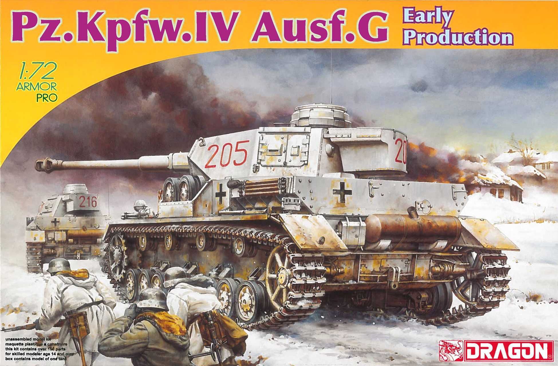 DRAGON Model Kit tank 7278 - Pz.Kpfw.IV Ausf.G EARLY PRODUCTION (1:72) - obrázek 1