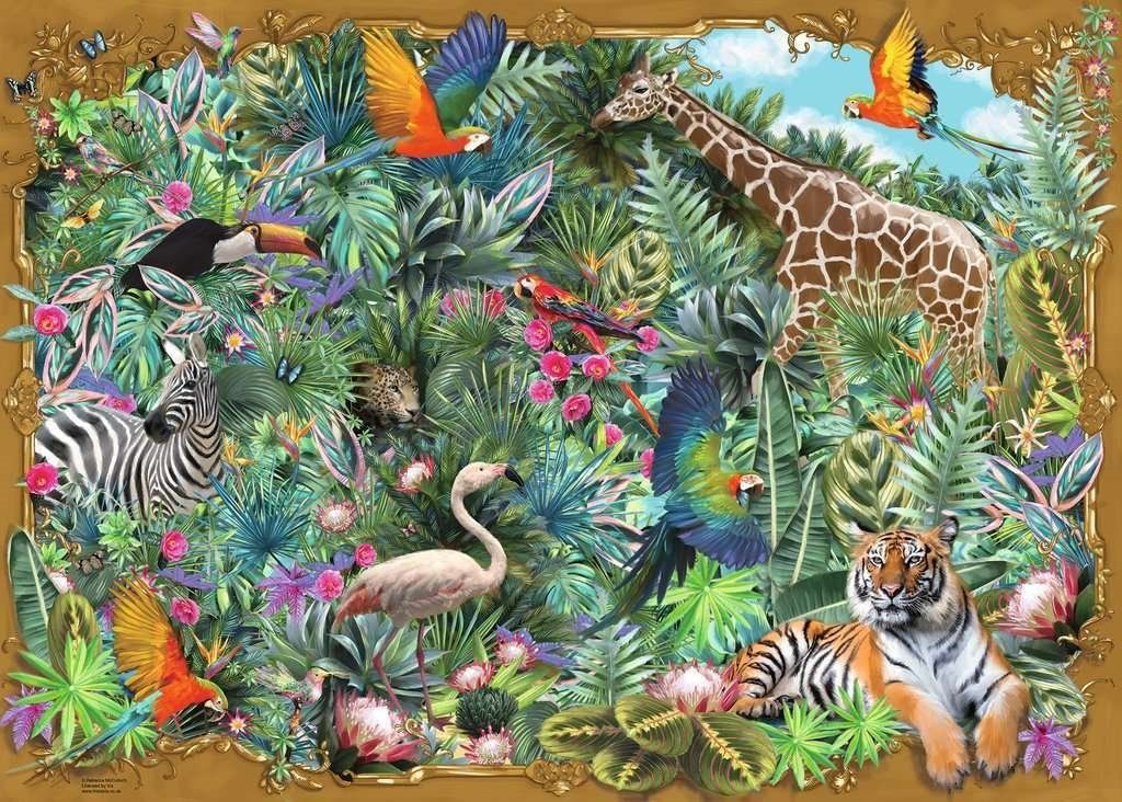 RAVENSBURGER Puzzle Útěk do exotiky 1000 dílků - obrázek 1