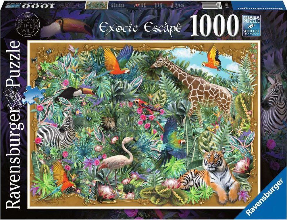 RAVENSBURGER Puzzle Útěk do exotiky 1000 dílků - obrázek 2
