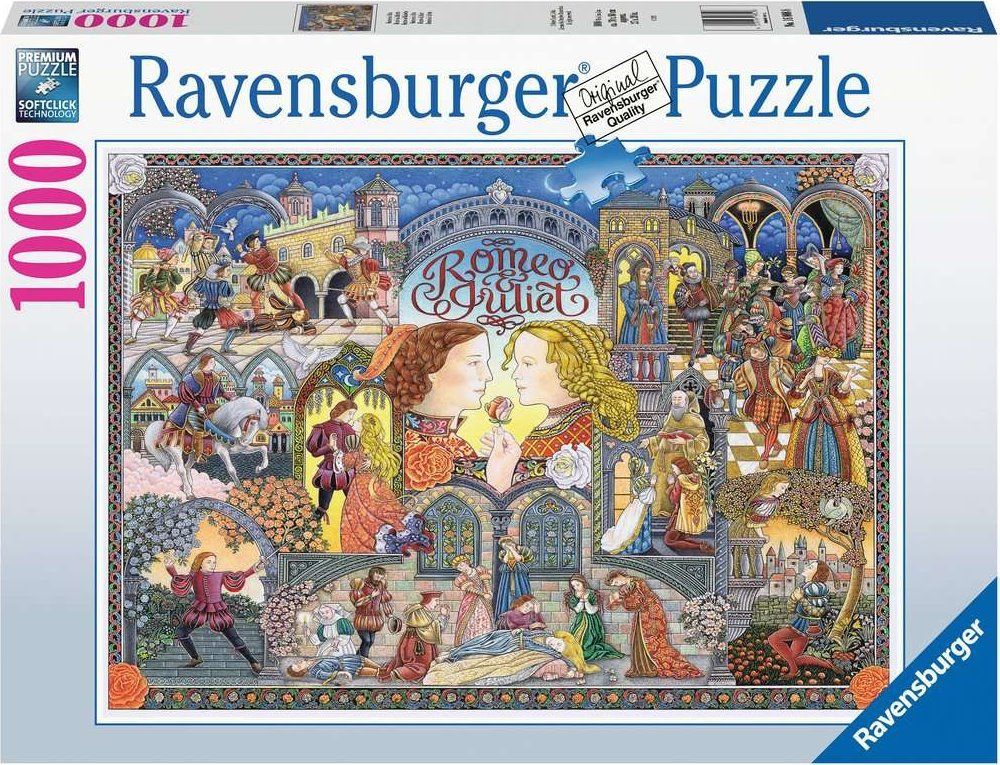 RAVENSBURGER Puzzle Romeo a Julie 1000 dílků - obrázek 2