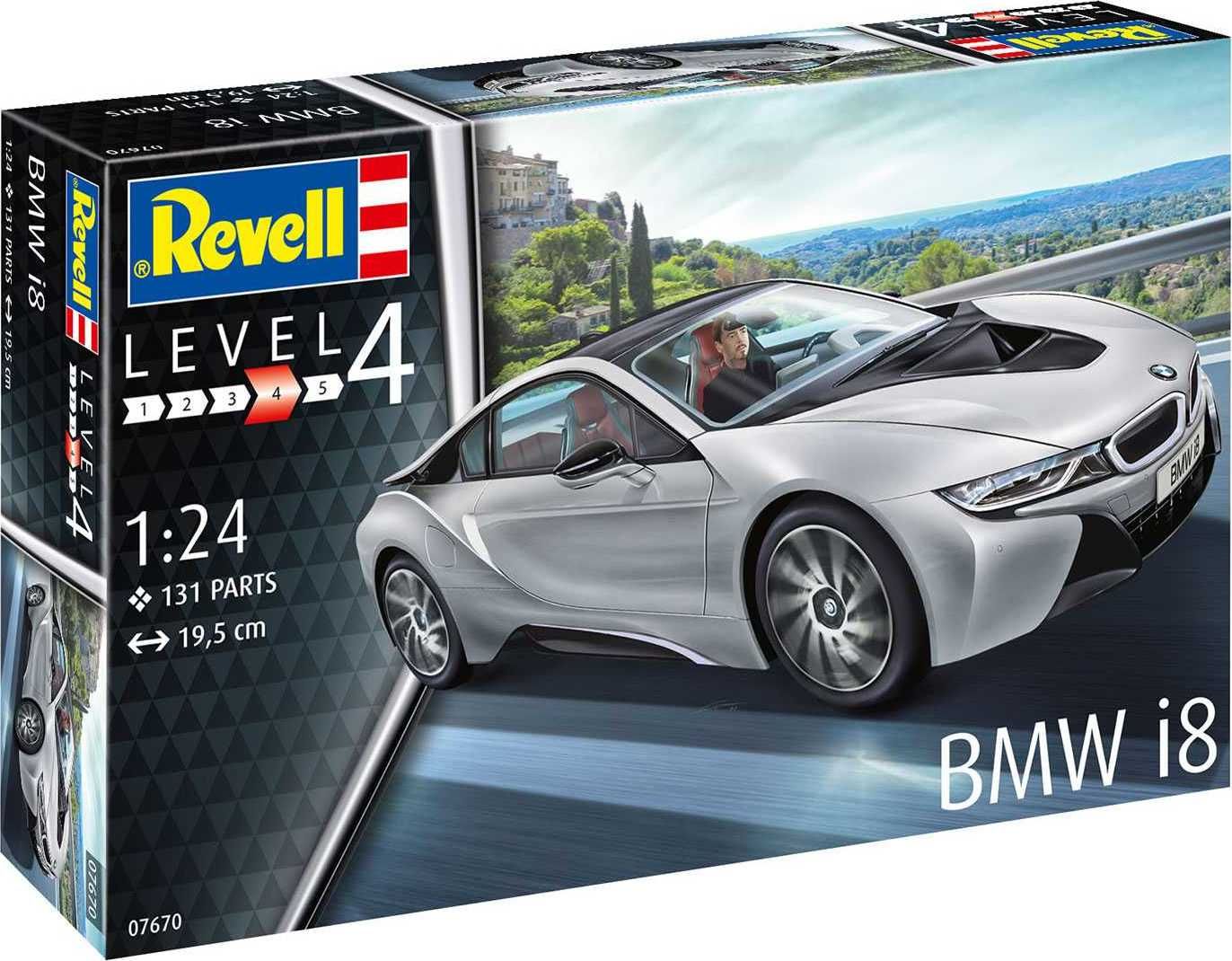 REVELL Plastic ModelKit auto 07670 - BMW i8 (1:24) - obrázek 1