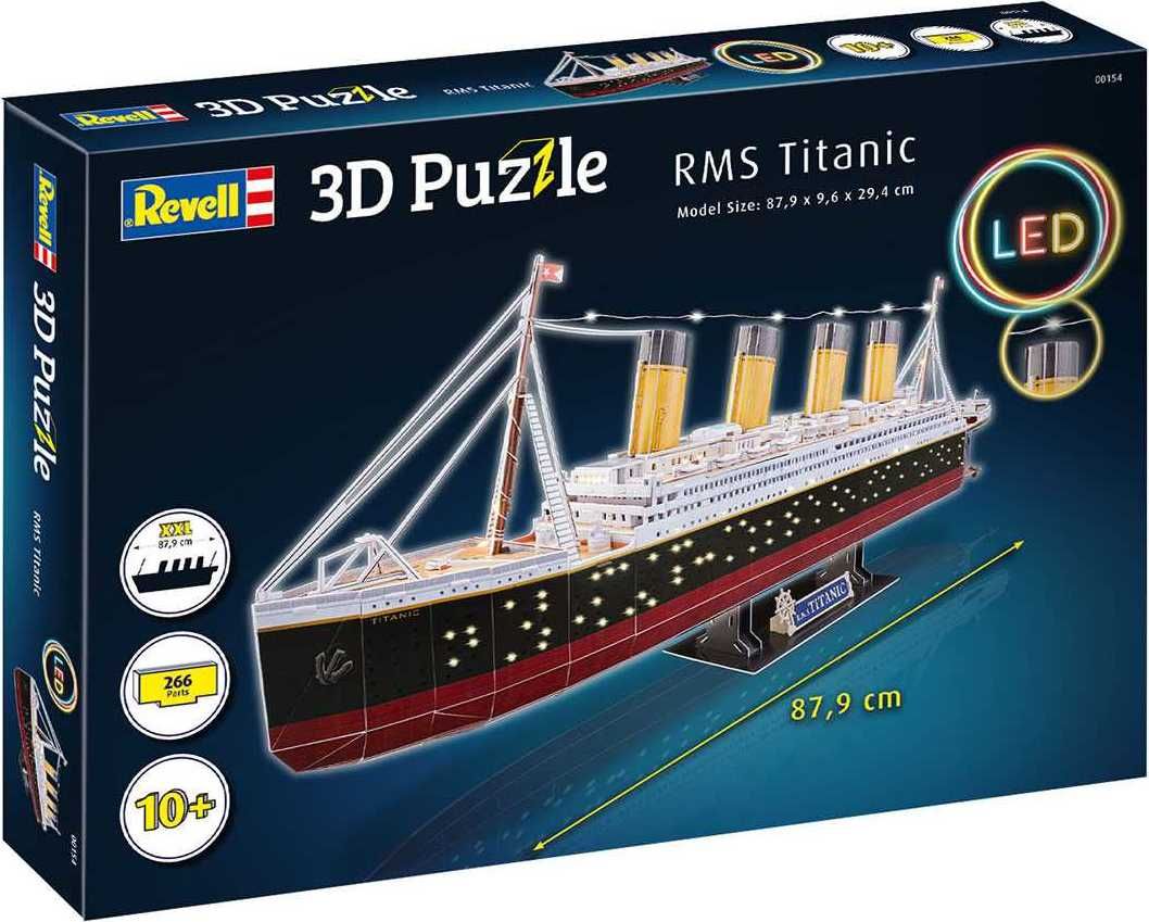 3D Puzzle REVELL 00154 - RMS Titanic (LED Edition) - obrázek 1