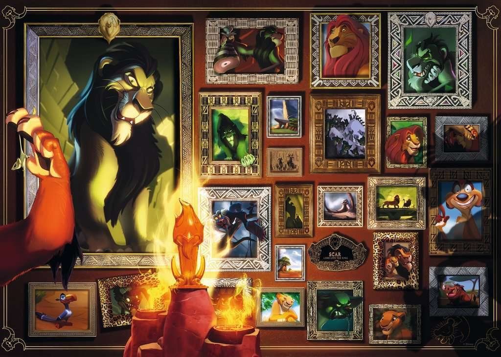 RAVENSBURGER Puzzle Villainous: Scar 1000 dílků - obrázek 1