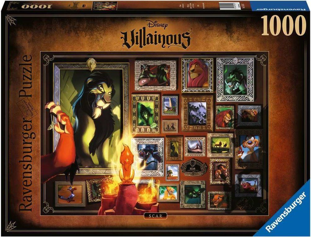 RAVENSBURGER Puzzle Villainous: Scar 1000 dílků - obrázek 2