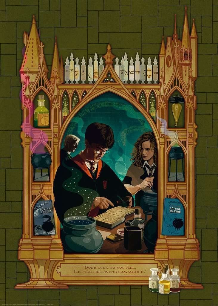 RAVENSBURGER Puzzle Harry Potter 6: Příprava lektvaru 1000 dílků - obrázek 1