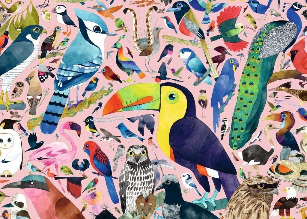 RAVENSBURGER Puzzle Úžasní ptáci 1000 dílků - obrázek 1