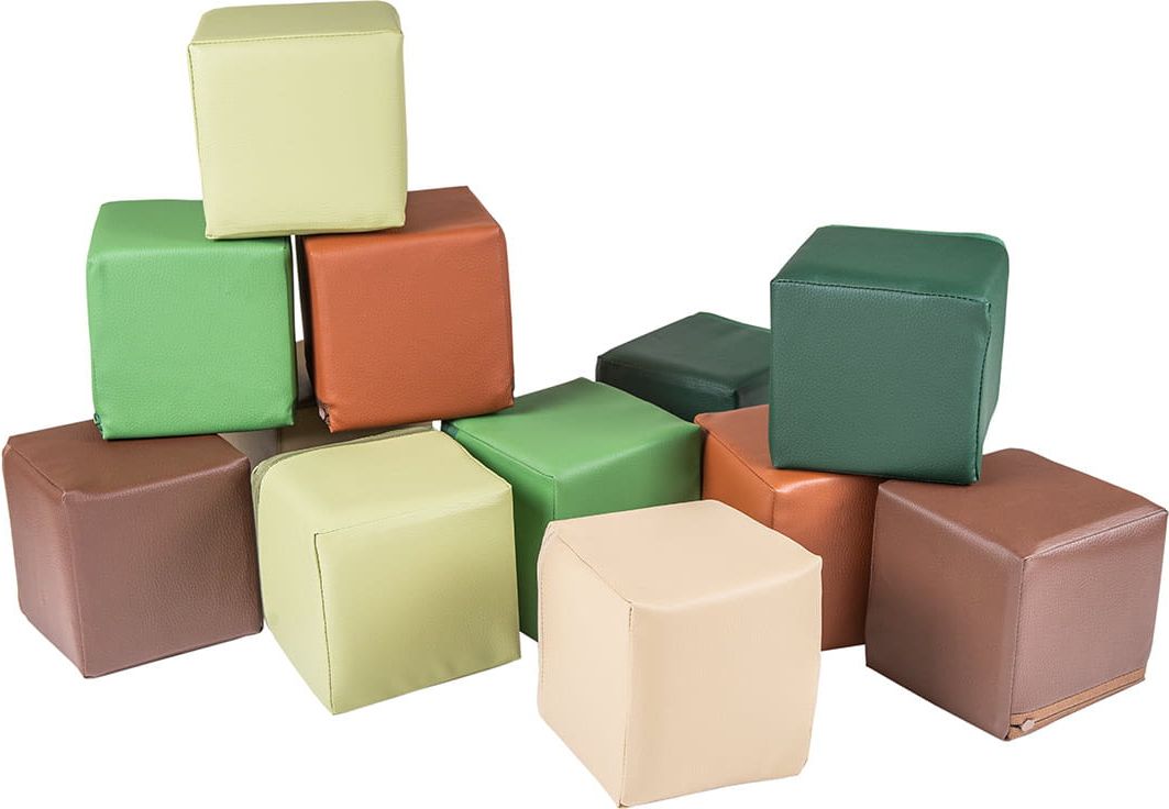Kostky pěnové 15 x 15 cm stavebnice pro děti - obrázek 1