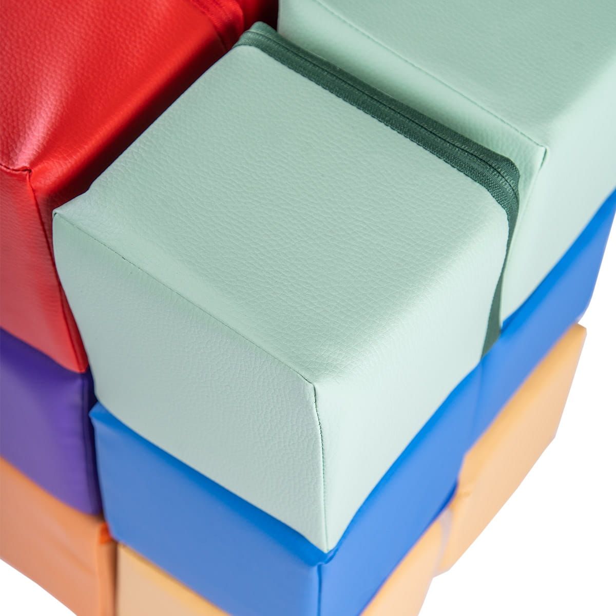 Kostky pěnové 15 x 15 cm barevná stavebnice pro děti - obrázek 4