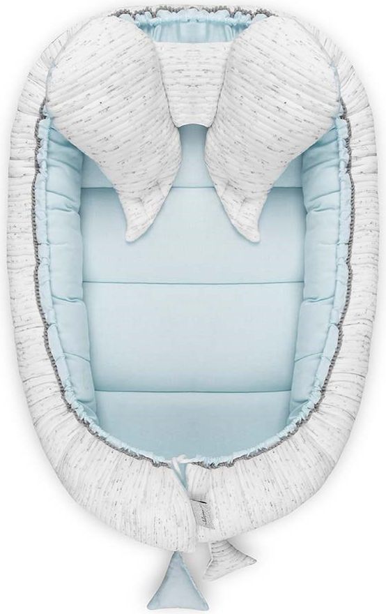 BELISIMA Luxusní hnízdečko pro miminko Belisima Enzo Modrá - obrázek 1