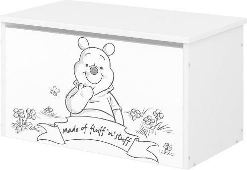 BabyBoo BabyBoo Box na hračky s motivem Medvídek PÚ - black - obrázek 1