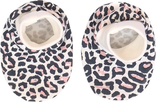 Mamatti Mamatti Kojenecké botičky, ponožtičky, Gepardík, bílé se vzorem - obrázek 1