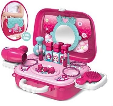 TULIMI Tulimi Dětský toaletní kufřík Fashion Girl - růžový - obrázek 1