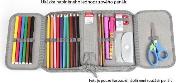 Školní jednopatrový penál Srdíčka Sweet Heart Stil - obrázek 6