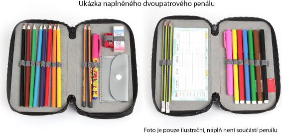 Školní penál dvoupatrové pouzdro Air Force - obrázek 6