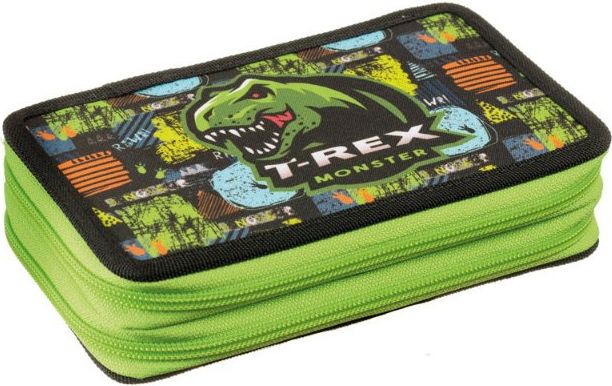 Školní penál dvoupatrové pouzdro T-Rex - obrázek 3