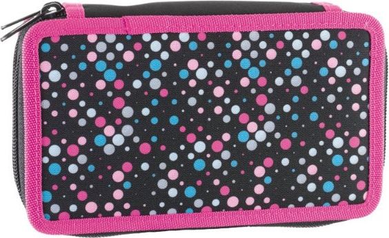 Školní penál dvoupatrové pouzdro Dots - obrázek 2
