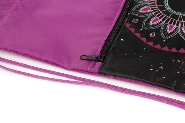 Pytlík na přezůvky a cvičky Stil Peříčka Mandala - obrázek 4