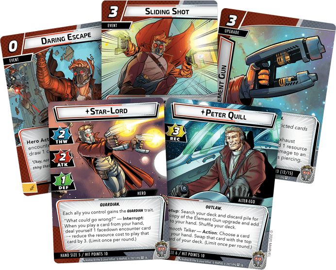 FFG Marvel Champions: Star-Lord Hero Pack - obrázek 2