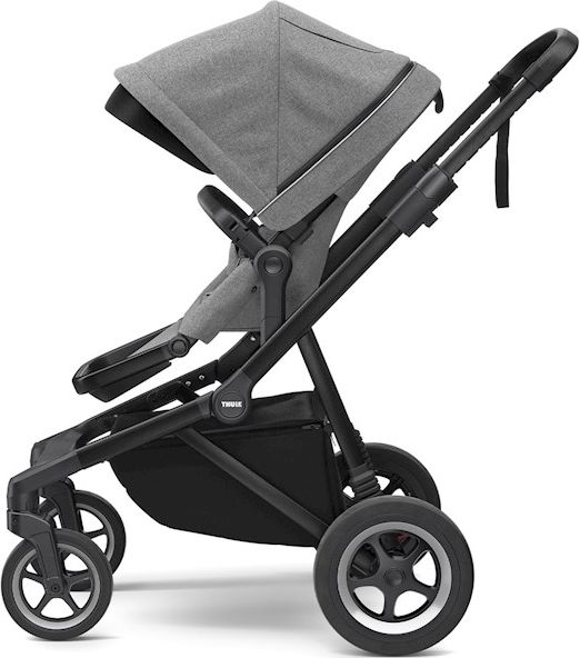 THULE Sportovní kočárek Sleek Black/Grey Melange - obrázek 2