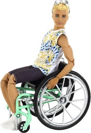 Barbie model Ken na invalidním vozíku - obrázek 2