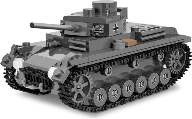 Cobi 3062 World Of Tanks Pz. Kpfw. III Ausf. J, 1:48, 286 k - obrázek 2