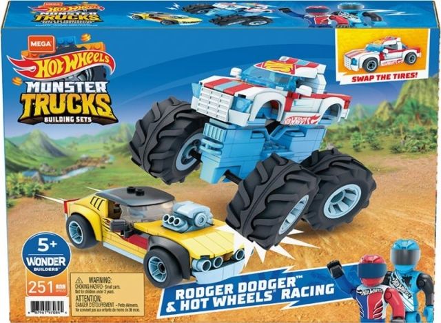 Mega Construx Hot Wheels Rodger Dodger a závodění - obrázek 1