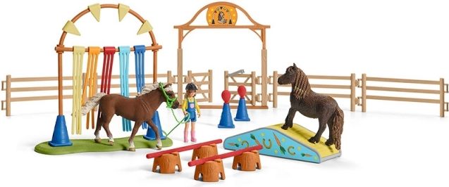 Schleich 42481 Trénink v agility pro poníky - obrázek 5