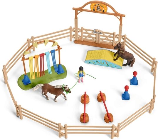 Schleich 42481 Trénink v agility pro poníky - obrázek 6