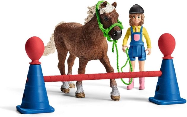 Schleich 42481 Trénink v agility pro poníky - obrázek 7
