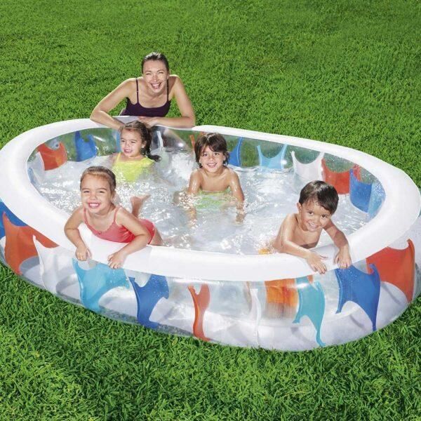 Bestway Bazén nafukovací oválný 2.29m x 1.52m x 51cm - obrázek 3