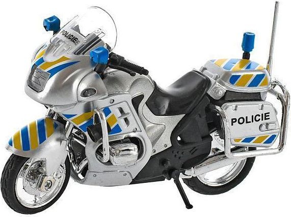 Mikro Trading Motorka policejní CZ 12cm - obrázek 1