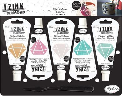 Kreativní sada Izink Diamond - pastel - 5ks - obrázek 1