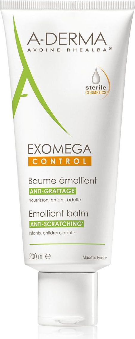 A-DERMA Exomega CONTROL Emolienční balzám 200 ml - obrázek 3