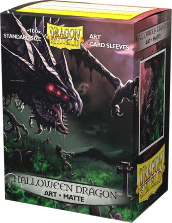 Dragon Shield Obaly na karty Dragon Shield Art Matte Sleeves - Halloween Dragon – 100 ks - obrázek 1