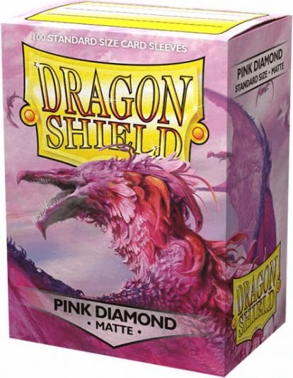 Dragon Shield Obaly na karty Dragon Shield Protector - diamantově růžové matné - 100ks - obrázek 1