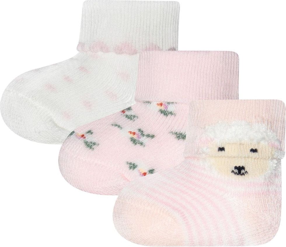 EWERS dívčí 3pack kojeneckých ponožek 205210 - obrázek 1