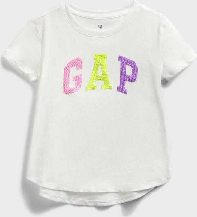 Gap Dětské tričko Logo flippy sequin t-shirt XS - obrázek 1