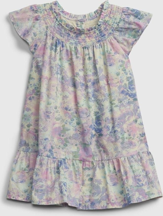 Gap Dětské šaty floral smocked dress 3YRS - obrázek 1