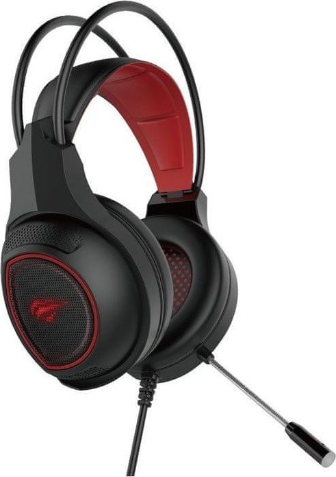 Havit Gamenote H2239d herní sluchátka, černé-červené - obrázek 1