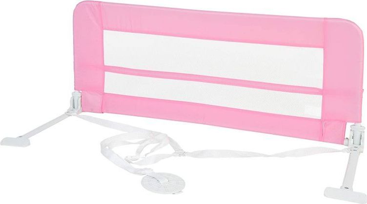 shumee Dětská zábrana na postel, 102 cm, růžová - obrázek 1