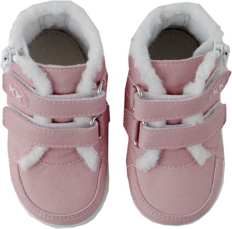 První botičky KK Winter Sneakers růžové Velikost: 20 - obrázek 3