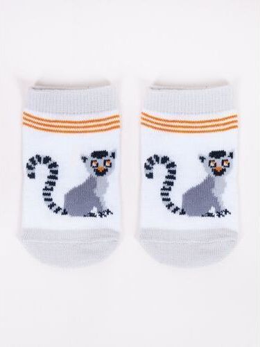 Bavlněné ponožky YO White Lemur - obrázek 1