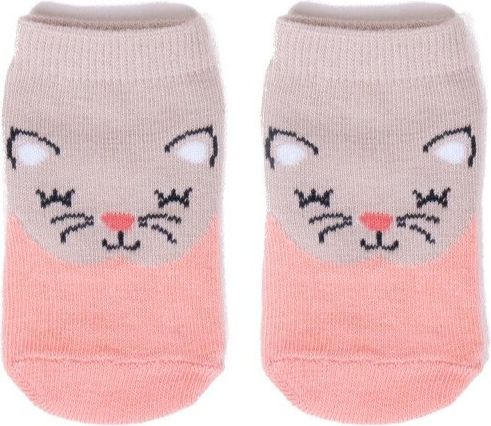 Bavlněné ponožky YO Pink Cat - obrázek 1