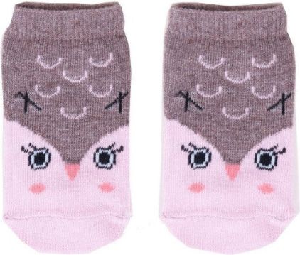 Bavlněné ponožky YO Pink Owl - obrázek 1