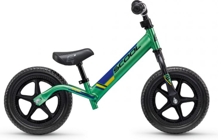 Dětské odrážedlo S’COOL PedeX Race Light Black/Neon Green 2021 - obrázek 1