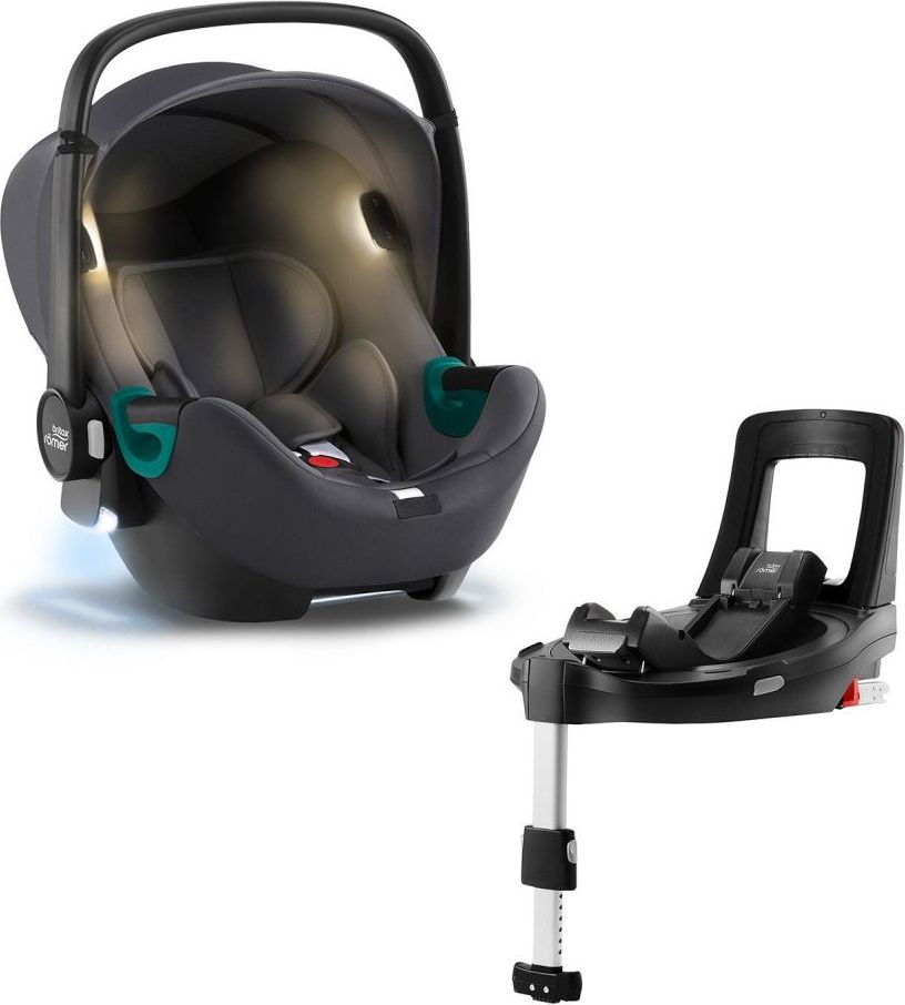 Britax Römer Baby-Safe iSense Bundle Flex iSense Space Black 2021 - obrázek 1